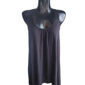 Penningtons Black Racerback Tank Top Size 1X